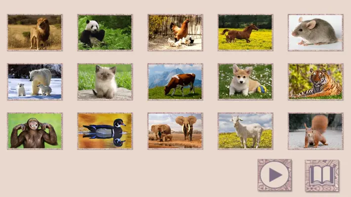 Learning animal sounds android App screenshot 1